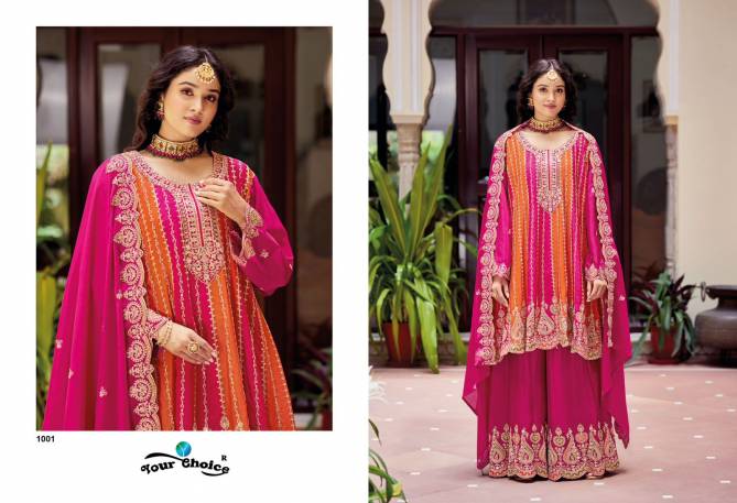 Orra 4 Chinon Wedding Wear Readymade Suits Wholesale Price In Surat